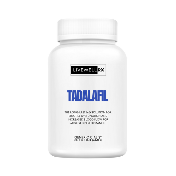 Tadalafil (Generic Cialis®)30 count (6mg)